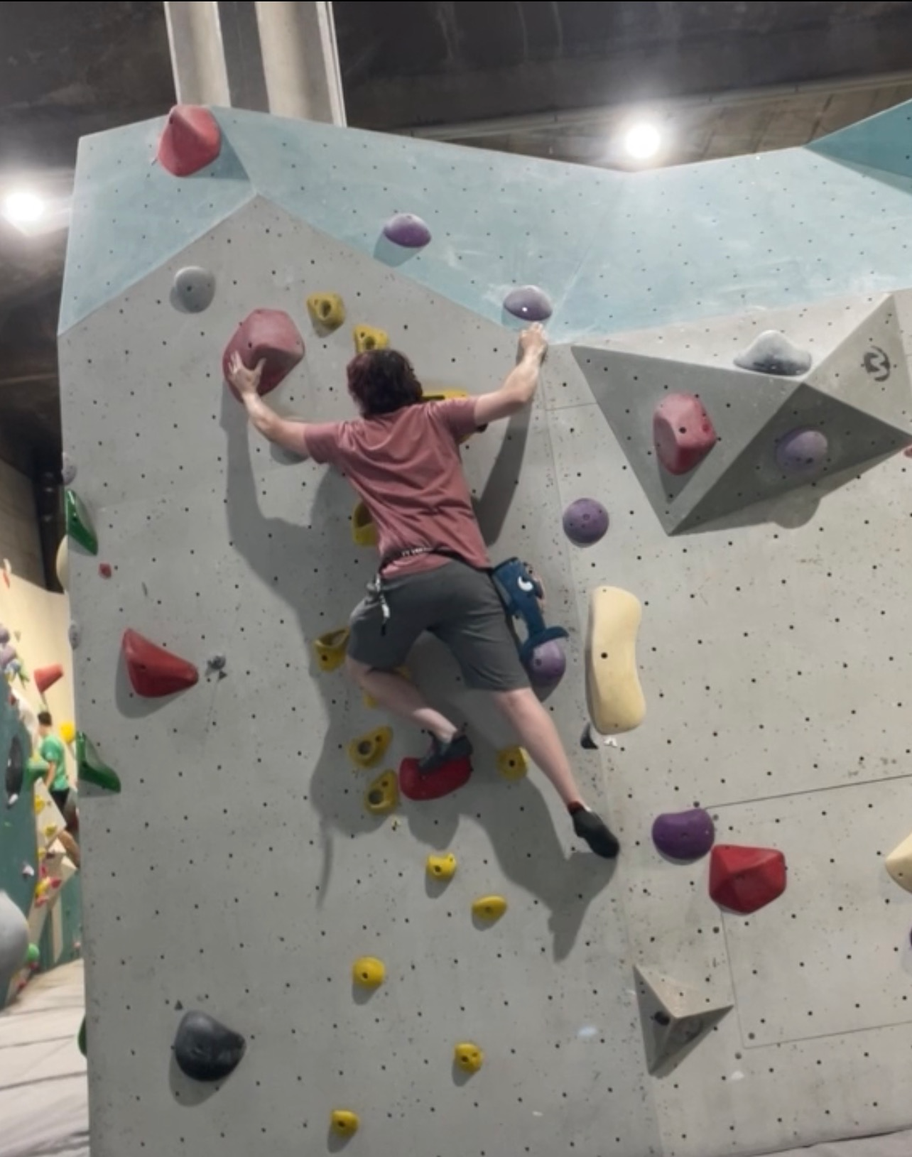 Me climbing