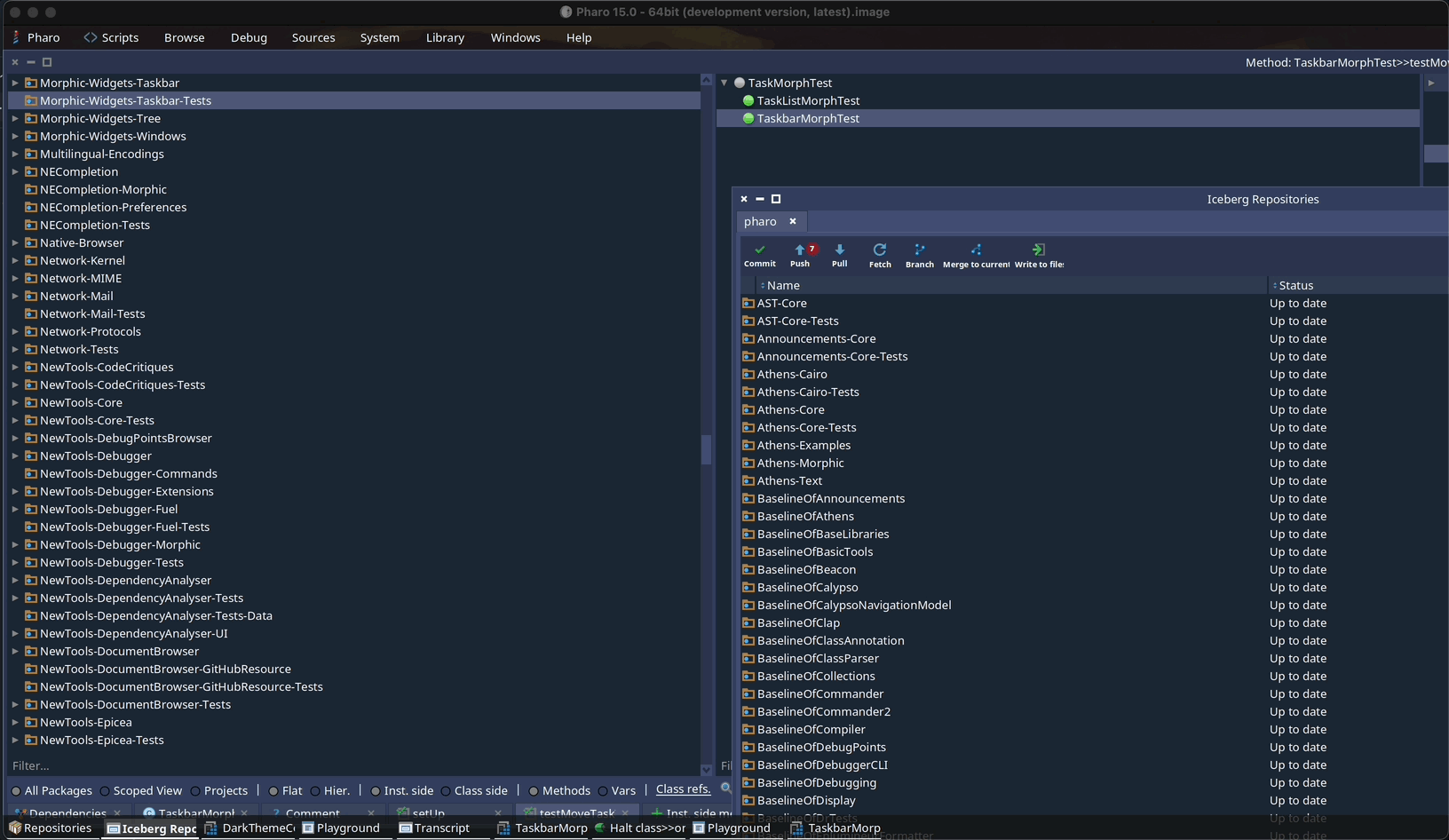Dragging windows around in the taskbar